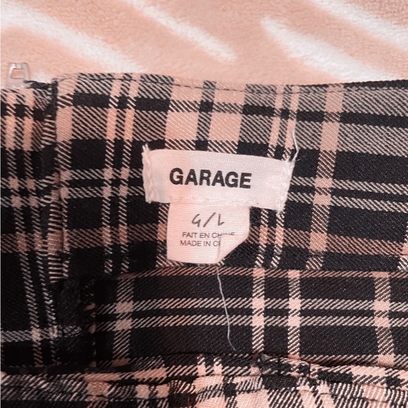 Dynamite Garage Plaid Mini Skirt Size Large - Picture 2 of 2